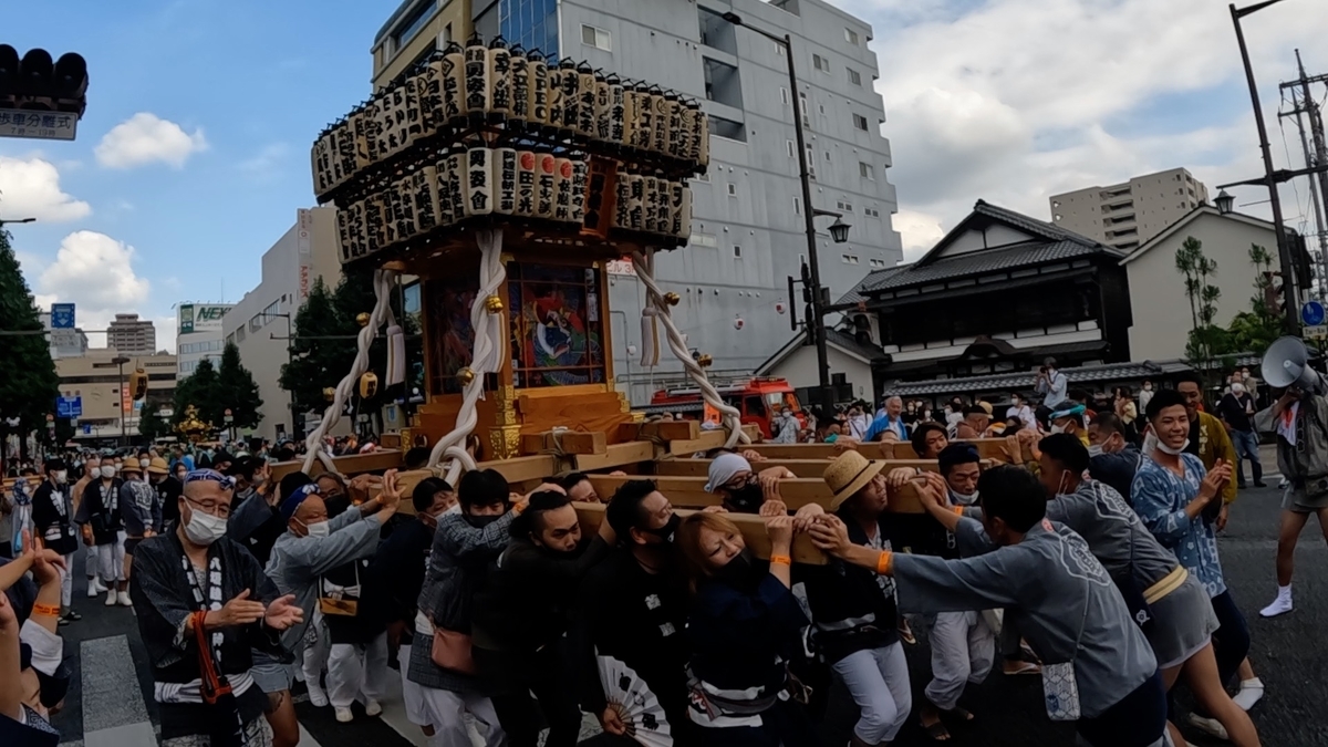 高崎祭り 2022 神輿