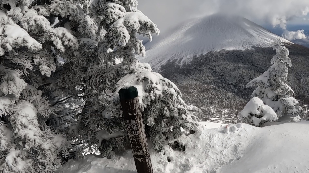 【雪山登山】厳冬期の浅間山！車坂峠から黒斑山〜蛇骨岳へ！