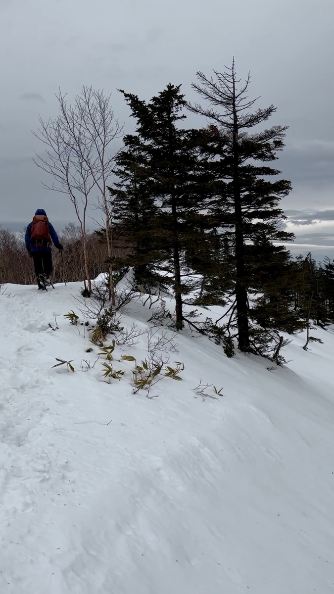 ワカンで雪山登山！黒姫山 #Shorts