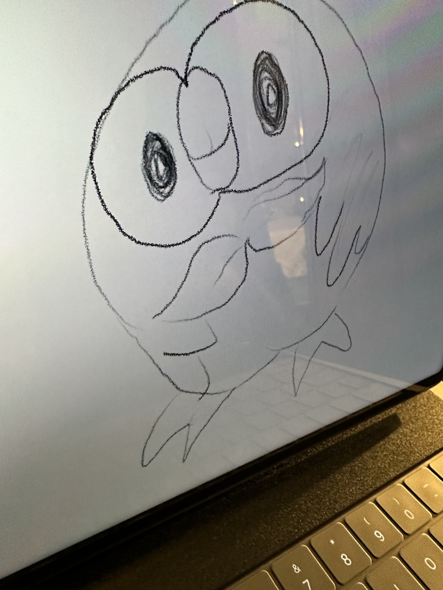 【スピードペイント】ポケモンモクローの描画過程を公開！