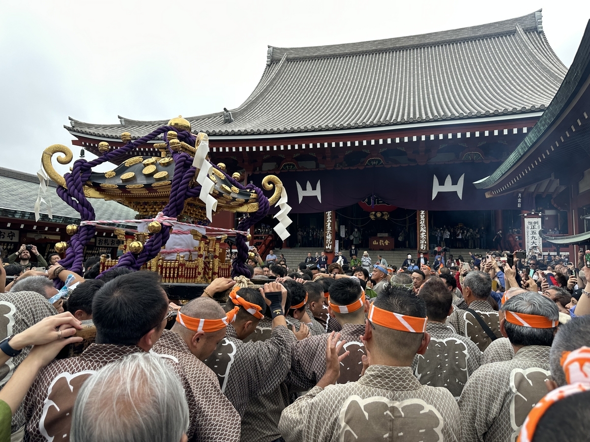 【フェスティバル】日本の大祭り！三社祭へ行ってきた！