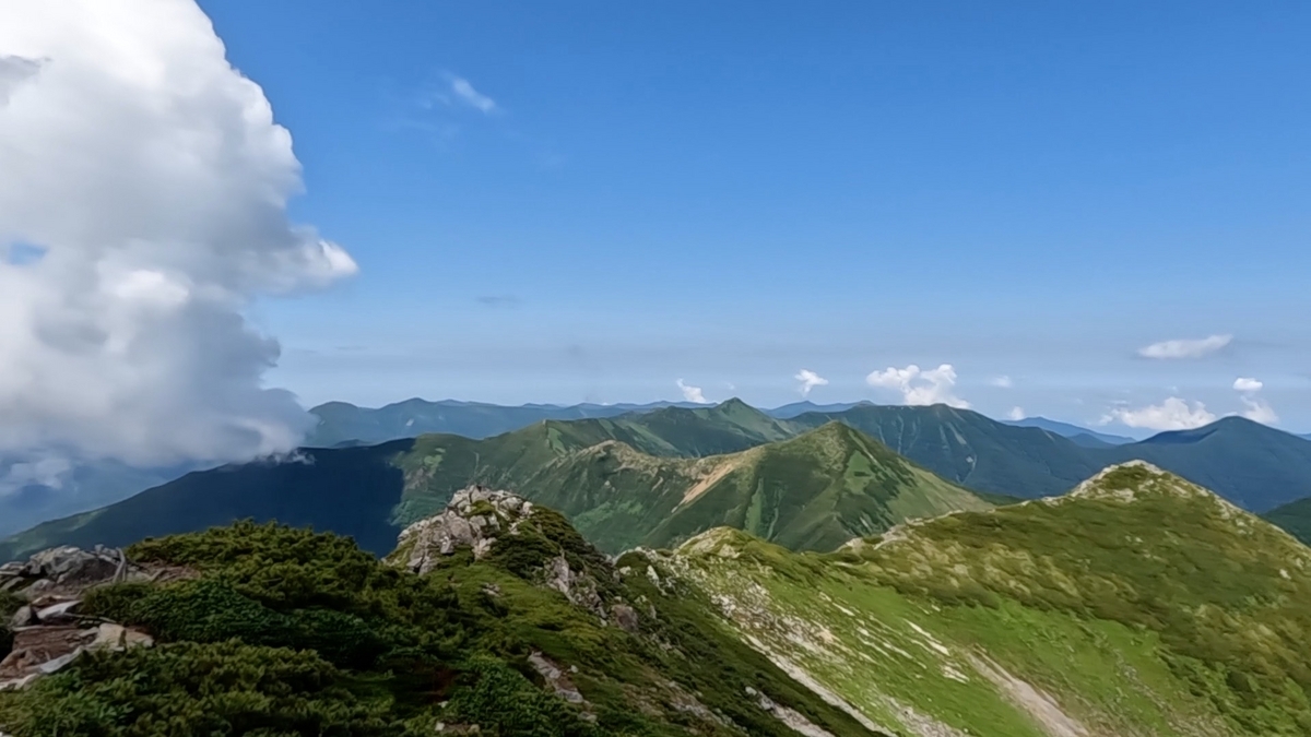 北海道旅行 vlog 北海道の山々を登山しました 幌尻岳