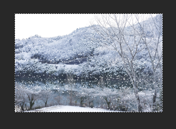 降る雪を描く方法 Photoshop Toshiboo S Camera
