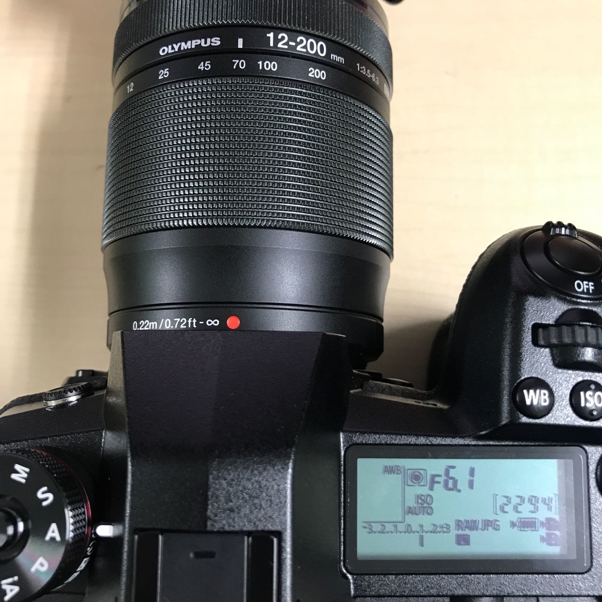 70mmでF6.1