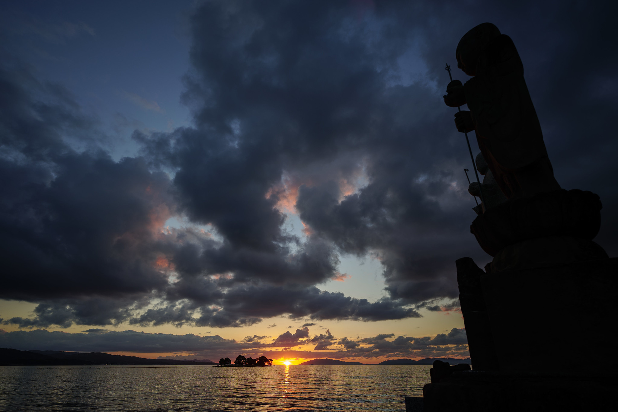 宍道湖の夕日
