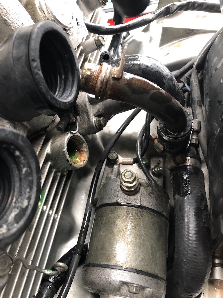 CB400four NC36スターター修理 スターター取り外し編 - バイク