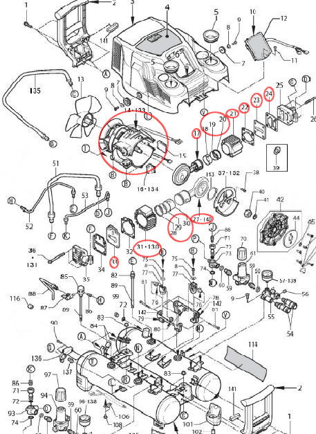 コンプレッサーの高額修理について - 大工道具屋のひとりごと