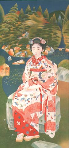 土田麦僊「舞妓林泉」 展示中 in Museum of ts-r32 - MUUSEO