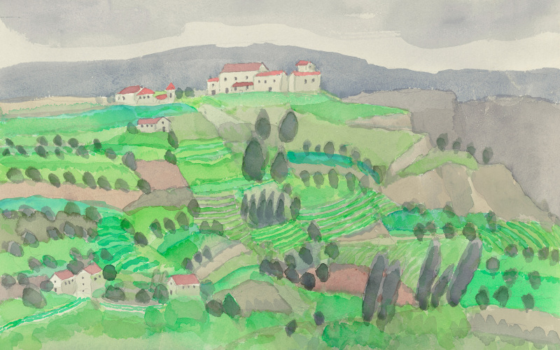安野光雄 タイトル不明 絵画 www.capex.com.ph