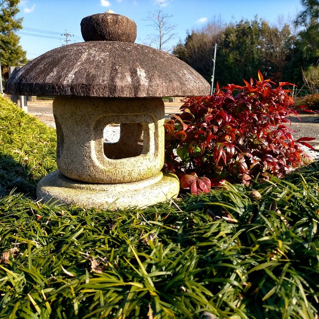 玉竜、オタフク南天、かわいい灯篭 - green & smile 笑顔を届ける植木