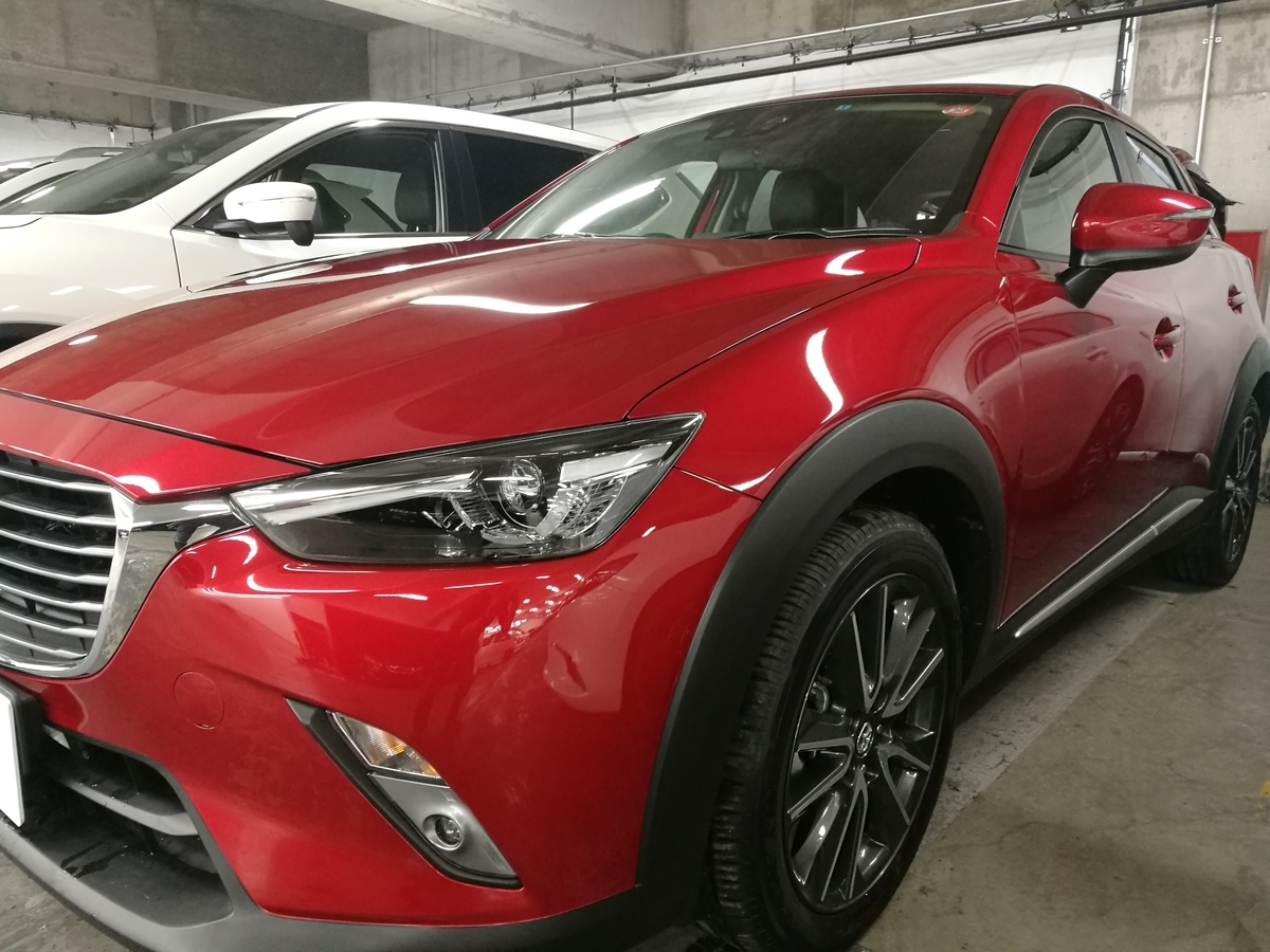 マツダ/CX-3　ボディ研磨＋超撥水ガラスコーティング　札幌