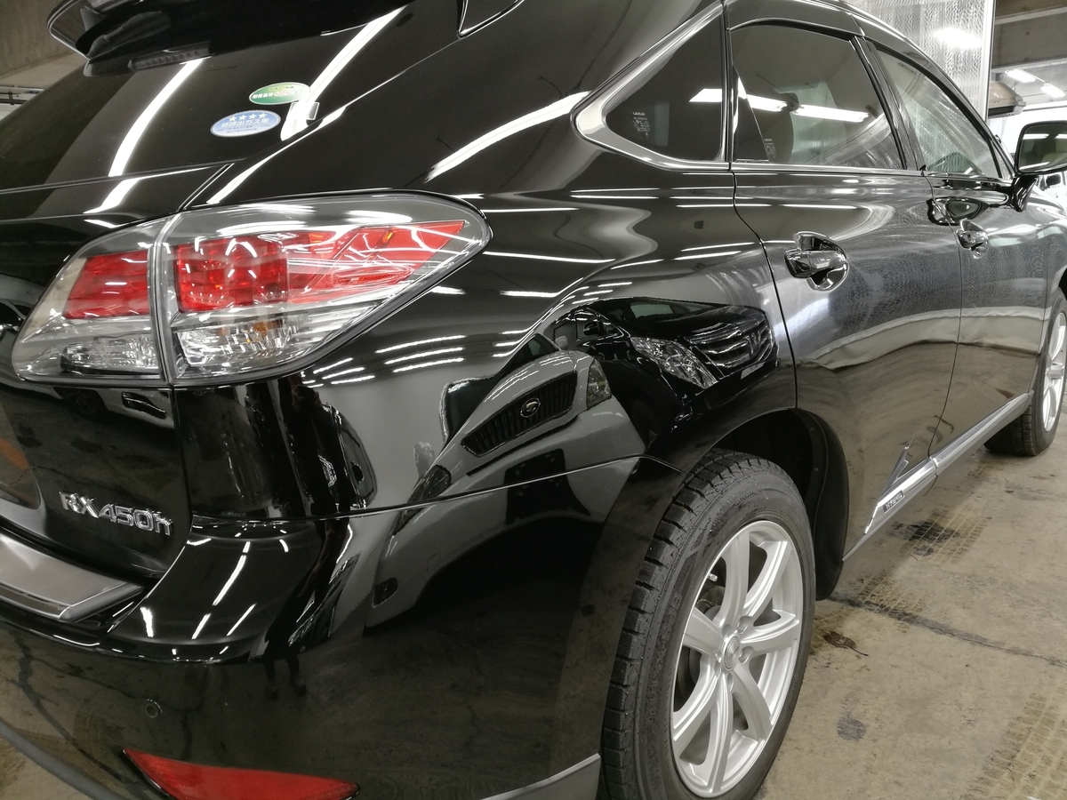 LEXUS/ RX450ｈ　研磨＋超撥水被膜形成ガラスコーティング　札幌