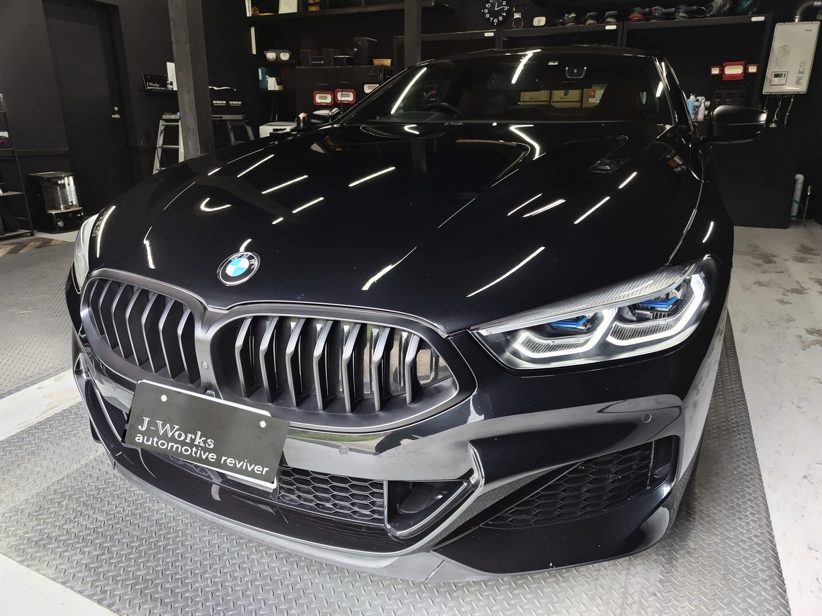 BMW M850i グランクーペ G15 劣化革シート擦れ補修リペア 車内装修理札幌北広島恵庭江別千歳ディーラー