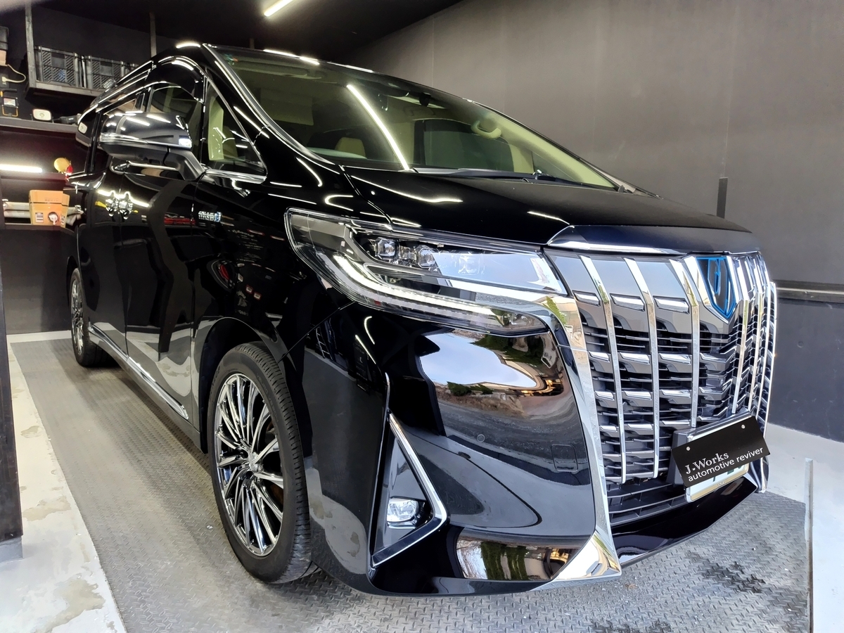 アルファード30 エグゼクティブラウンジ 傷だらけボディ磨き＋内外装