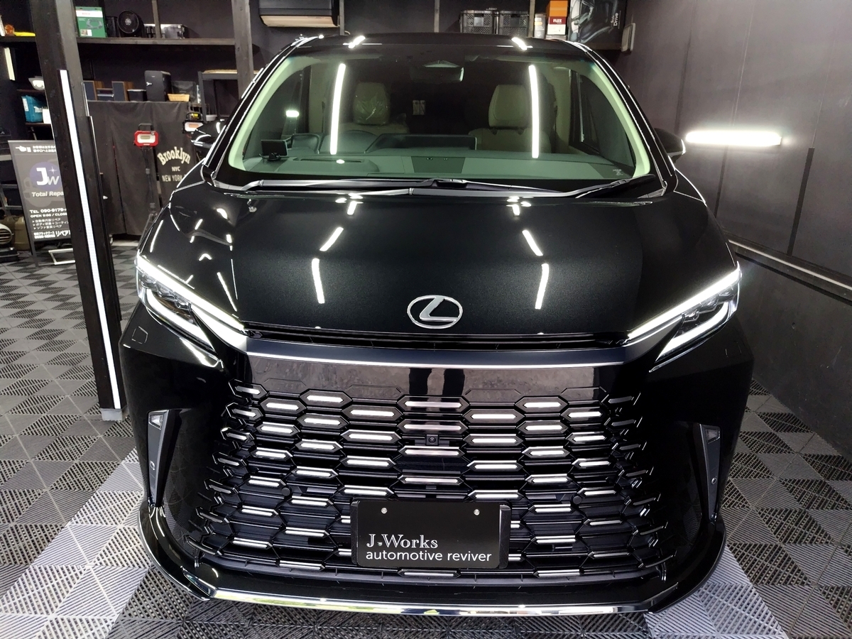 レクサスLM500h バージョンL 新車コーティング＋内装革レザー・樹脂パネルコーティング札幌北広島恵庭千歳旭川江別ディーラーフロント