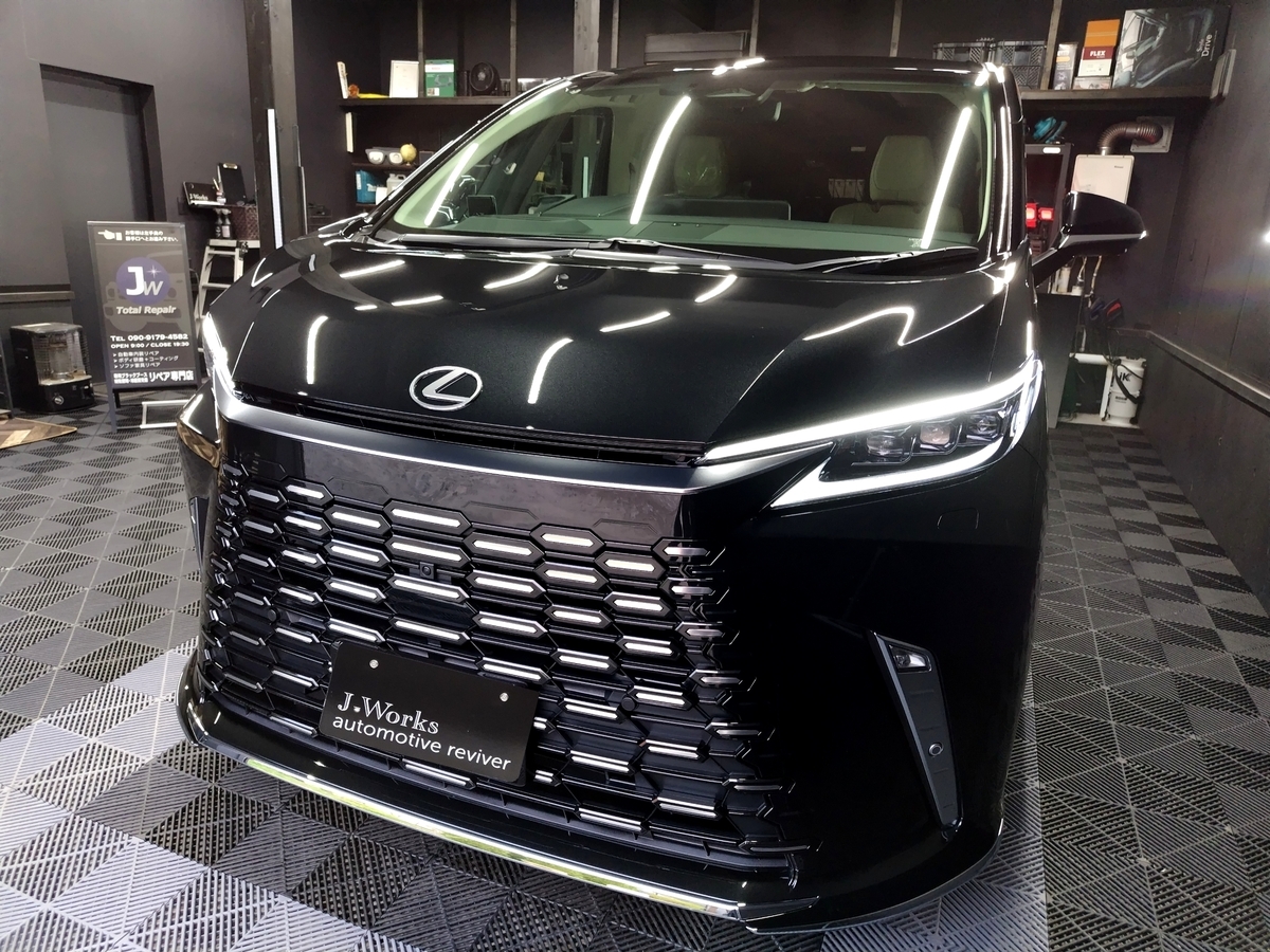 レクサスLM500h バージョンL 新車コーティング＋内装革レザー・樹脂パネルコーティング札幌北広島恵庭千歳旭川江別ディーラー