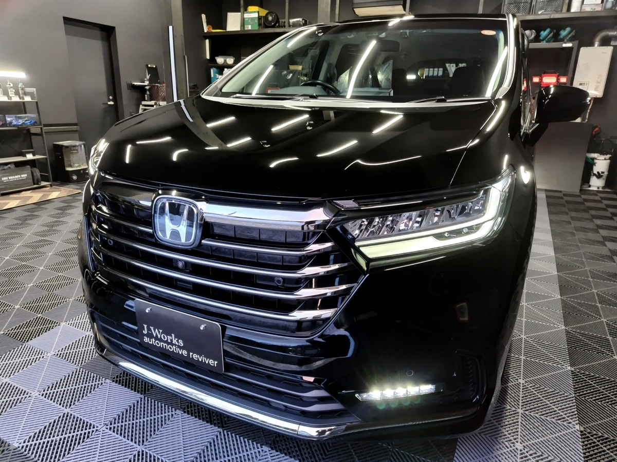 オデッセイ e:HEV アブソルートEXボディ研磨＋コーティング  札幌ホンダカーズ