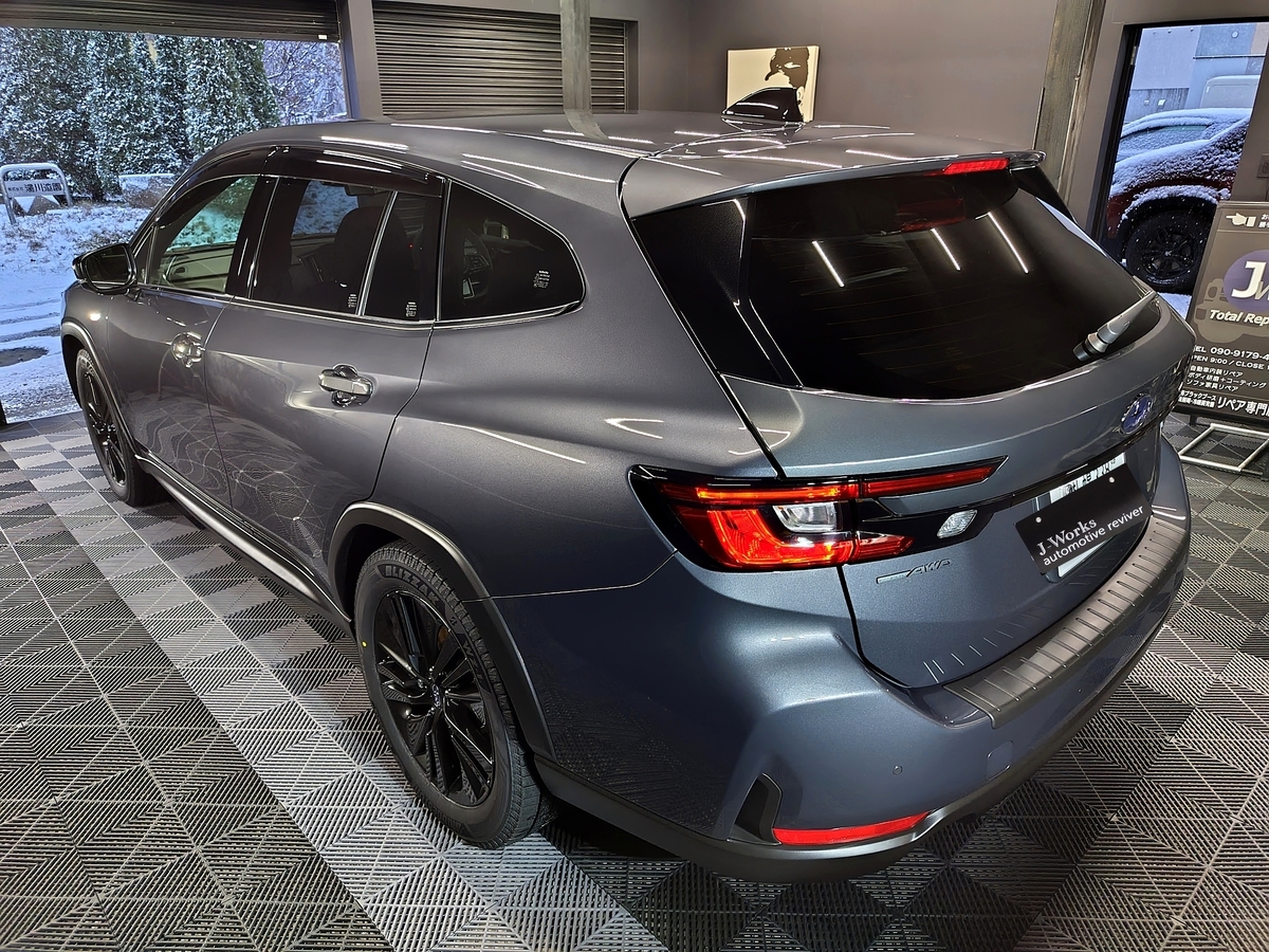 レヴォーグ レイバック ボディ・未塗装樹脂グリル・内装革レザーシートステアリングハンドルコーティング札幌北広島恵庭江別千歳旭川スバルディーラーリア