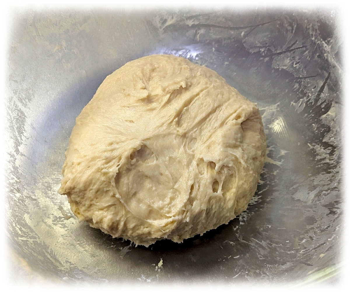 １次発酵前・水分が問題