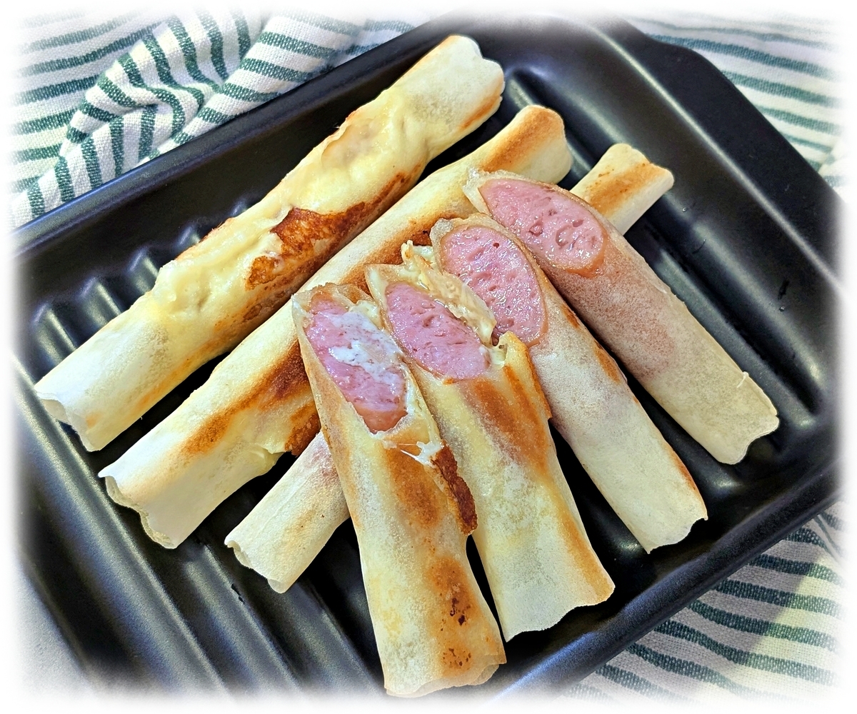 春巻きウィンナー完成