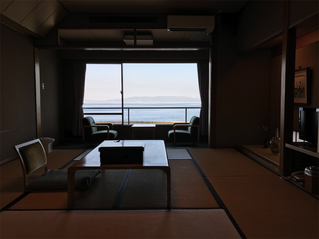 海が見渡せる客室