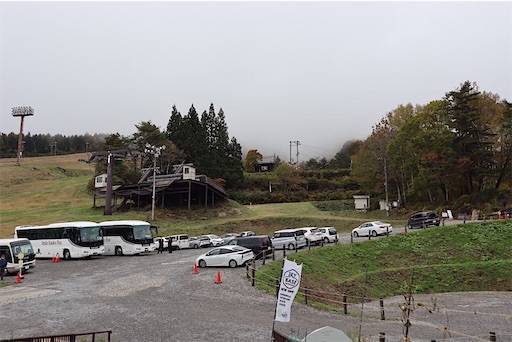 竜王ロープウェイ・山麓駅、駐車場(無料)