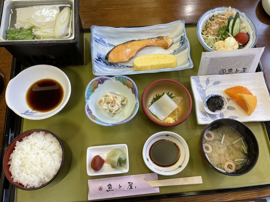 【浜村温泉 魚と屋】朝食