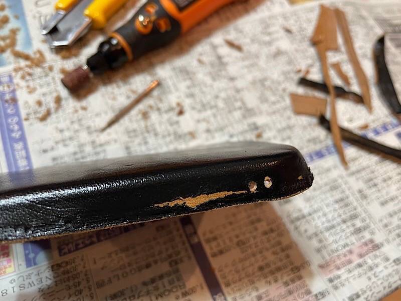 レザークラフトスマホケース