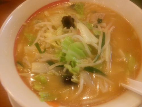 味噌野菜ラーメン＠幸楽苑