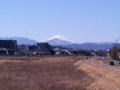 [富士山]寒空の富士山