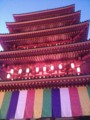[新年][寺]五重塔＠高幡不動