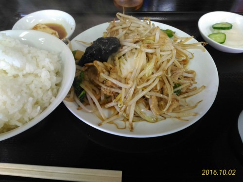 肉野菜炒め定食@東京亭