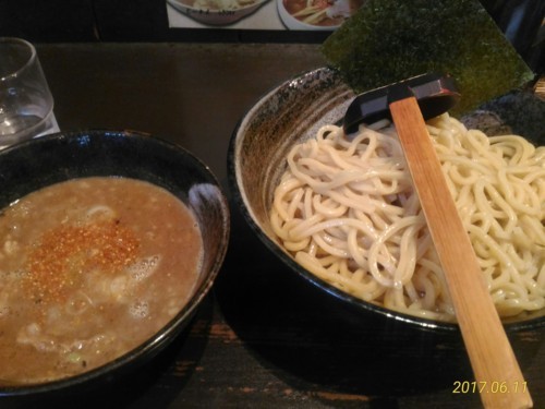 煮魚出汁つけ麺@美豚