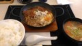 [かつや][☆][カツ]チキンカツの牛すき鍋定食