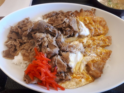 牛丼かつ丼