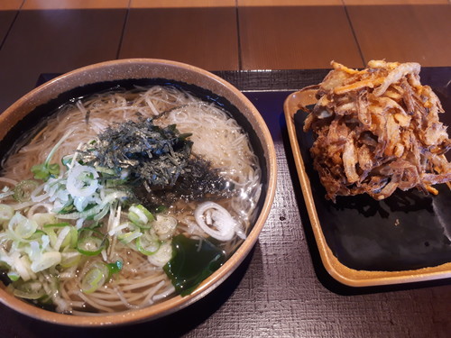 大根蕎麦＋かき揚げ