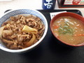 [吉野家][☆][丼]牛丼＋とん汁
