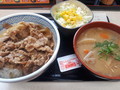 [吉野家][☆][丼]朝牛セット（並盛変更＋豚汁変更）