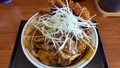 [かつや][☆][カツ]ロースカツと豚焼肉の合い盛丼