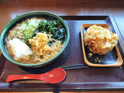 大根蕎麦大盛＋かき揚げ
