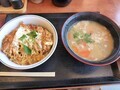 [かつや][☆][丼][カツ]かつ丼梅＋とん汁大