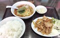 [東京亭][ラーメン][☆]豚の焼肉とラーメン餃子セット