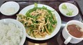 [南京亭][東京亭]{☆☆]ピーマンと肉の炒め定食