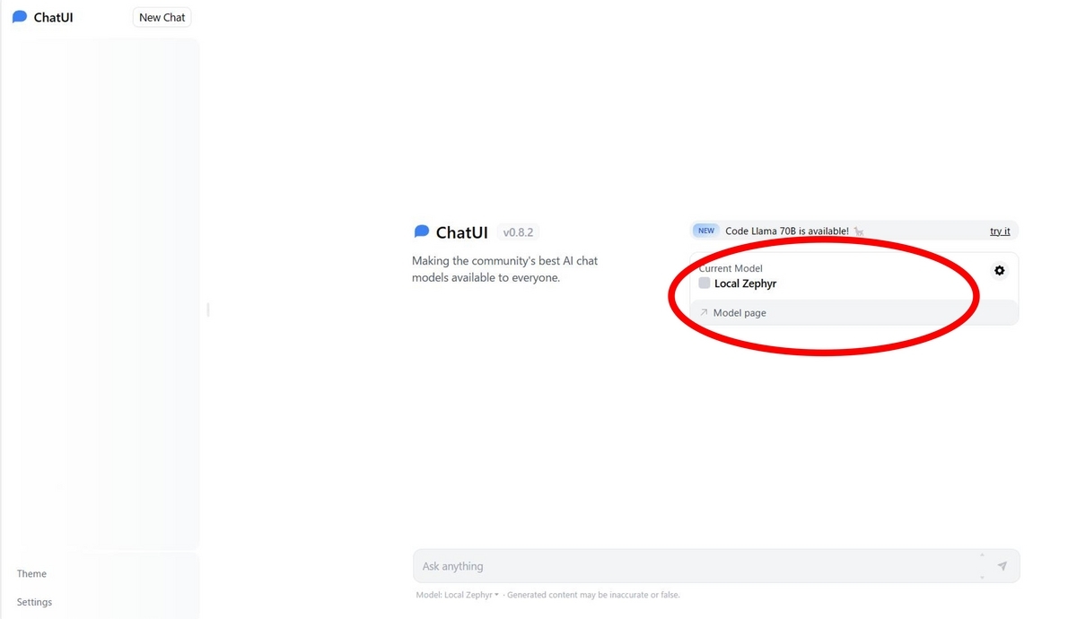 「Llama.cpp」とHugging Faceが開発している「ChatUI」を使ってLLM（大規模言語モデル）をローカル環境で使用する ...