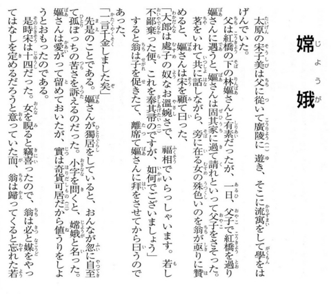 柴田天馬訳の聊斎志異について(2) - 武蔵野日和下駄