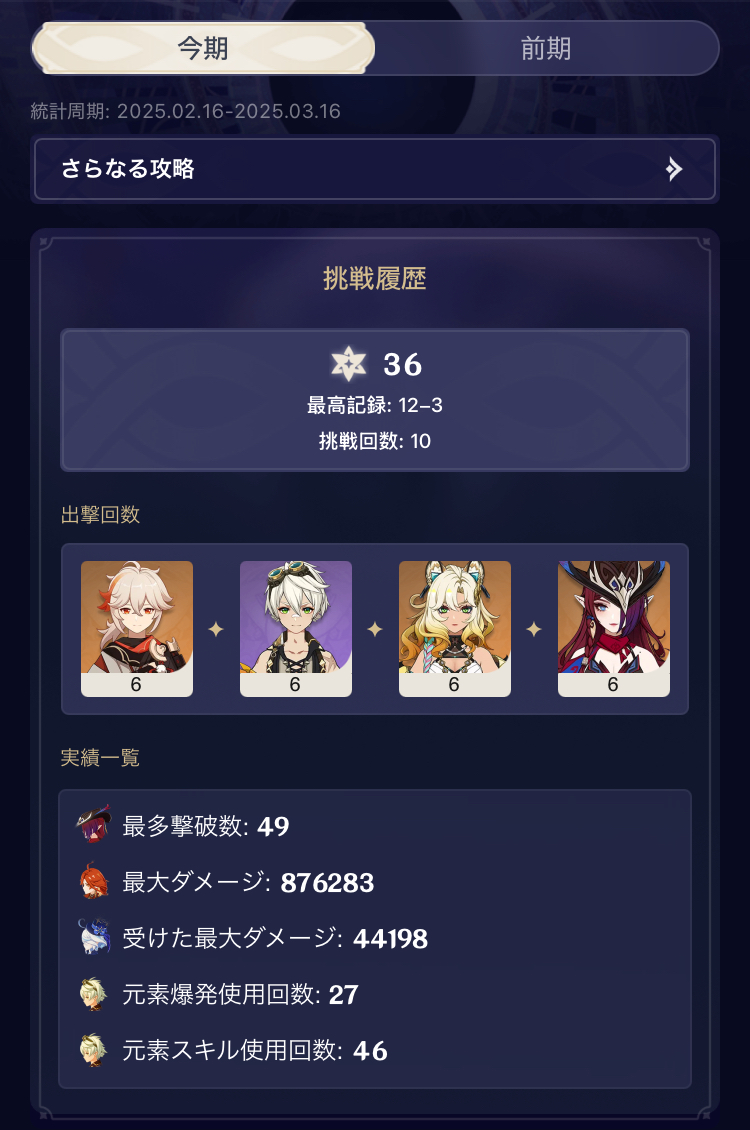 原神】螺旋クリア！やはりマーヴィカやらシトラリやら強キャラ揃えば 