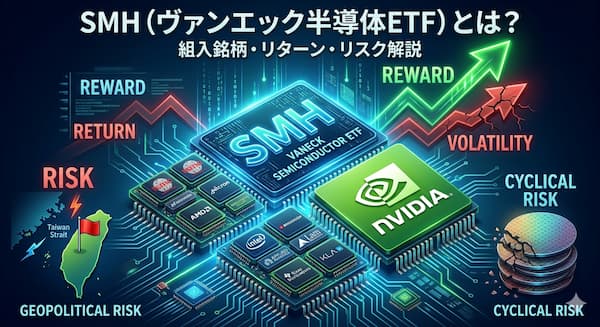 SMH（ヴァンエック半導体ETF）とは？組入銘柄・リターン・SOXX比較【2026年】 - 期待値で鯨になる