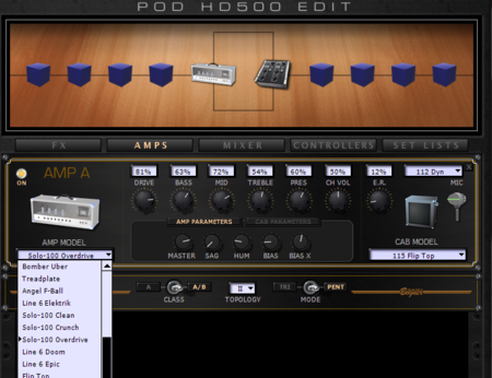 Line6 POD HDシリーズにファームウェアアップデート！Soldano