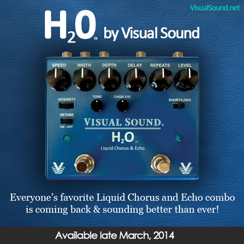 Vrsual Sound H2O Delay Chorus 箱 取説 付き Visual Sound H2O」復活！ - きになるおもちゃ -ギター