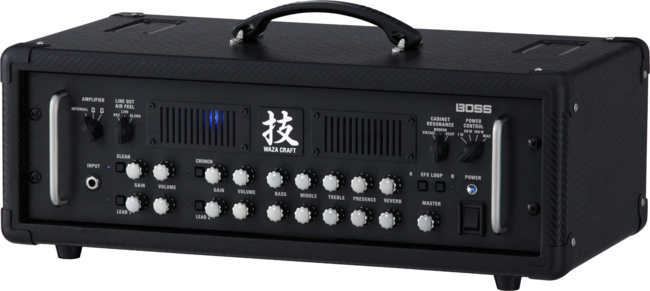 BOSS初！？本格150W〜1Wの技クラフトギターアンプヘッド！「BOSS